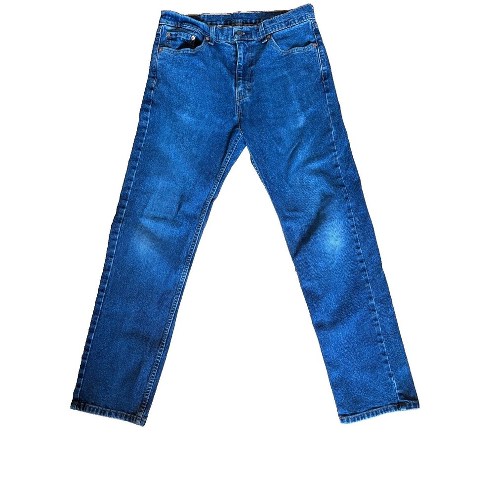 Levi’s 505 Men's Straight Leg 100% Cotton Jeans Denim Size 33 x 32 Classic